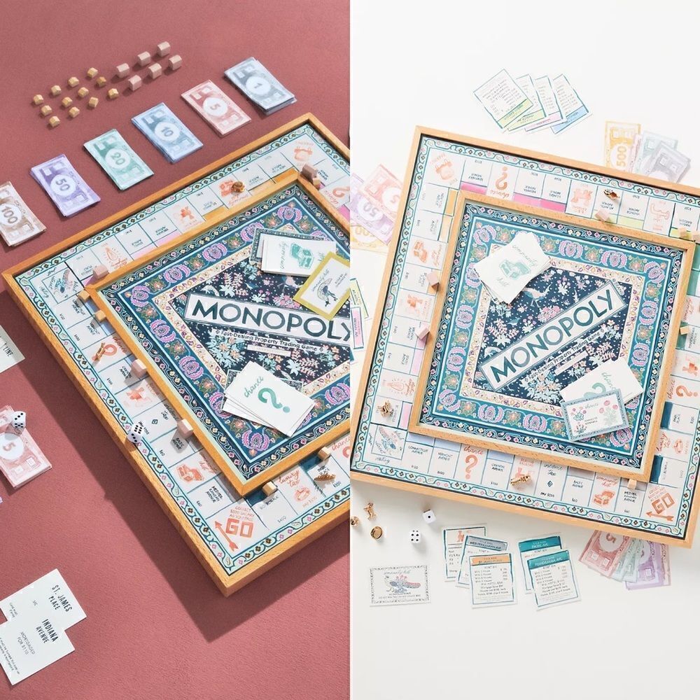 ANTHROPOLOGIE Darby Edition Monopoly Board Game